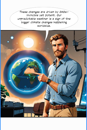 Comic Panel 9: Climate impact discoveries